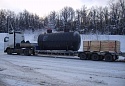 В рамках проекта по модернизации нефтеперерабатывающих заводов,  доставлено емкостное оборудование на один из филиалов компании ГАЗПРОМ в г. Оренбург.